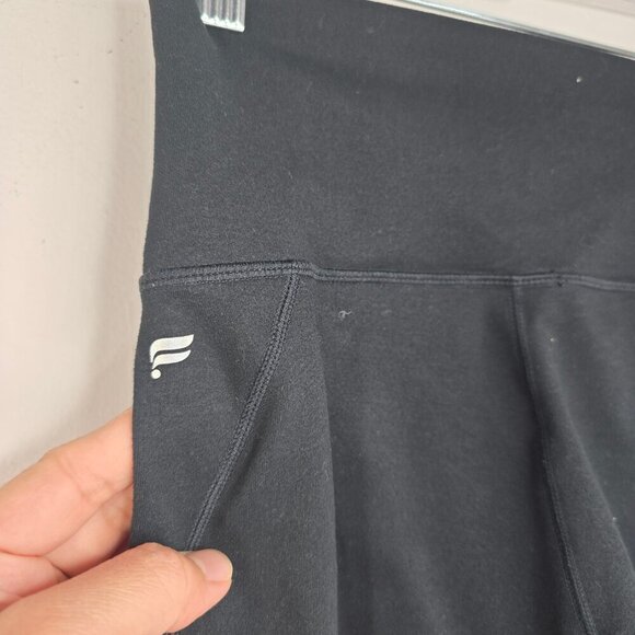 Fabletic Black Powerhold High Waist Mesh Active Leggings - Picture 10 of 11